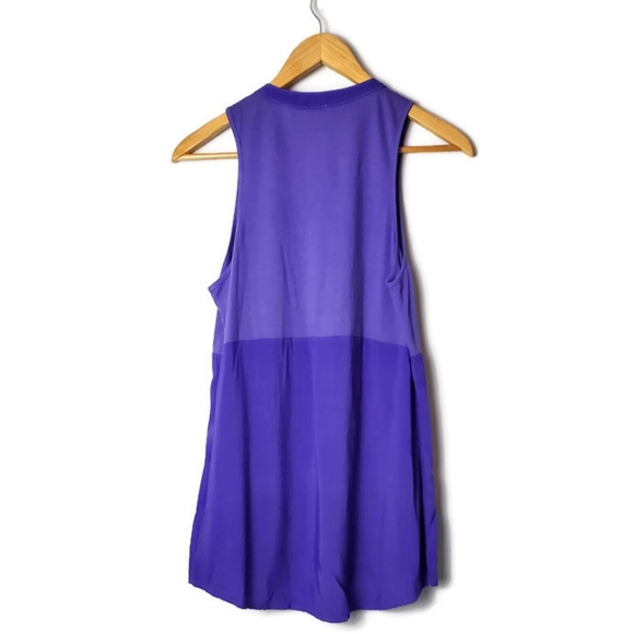 Splendid purple sleeveless button down top - Picture 2 of 5